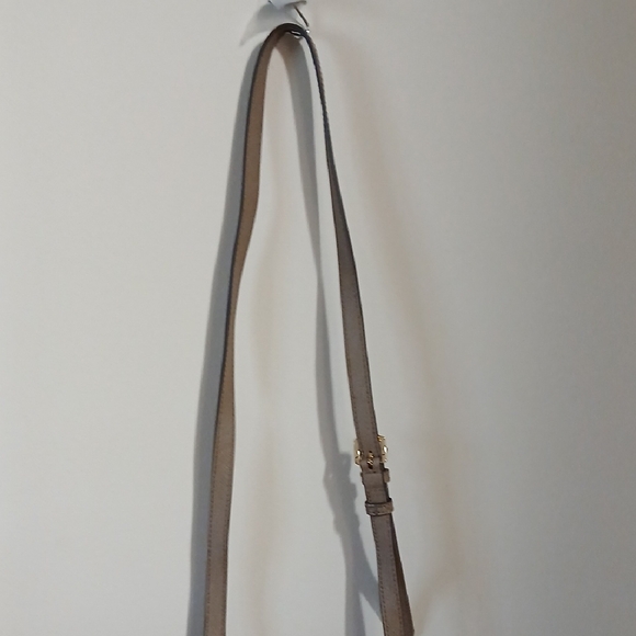 Michael Kors Taupe Saffiano Leather Satchel with Gold Hardware - Picture 2 of 3